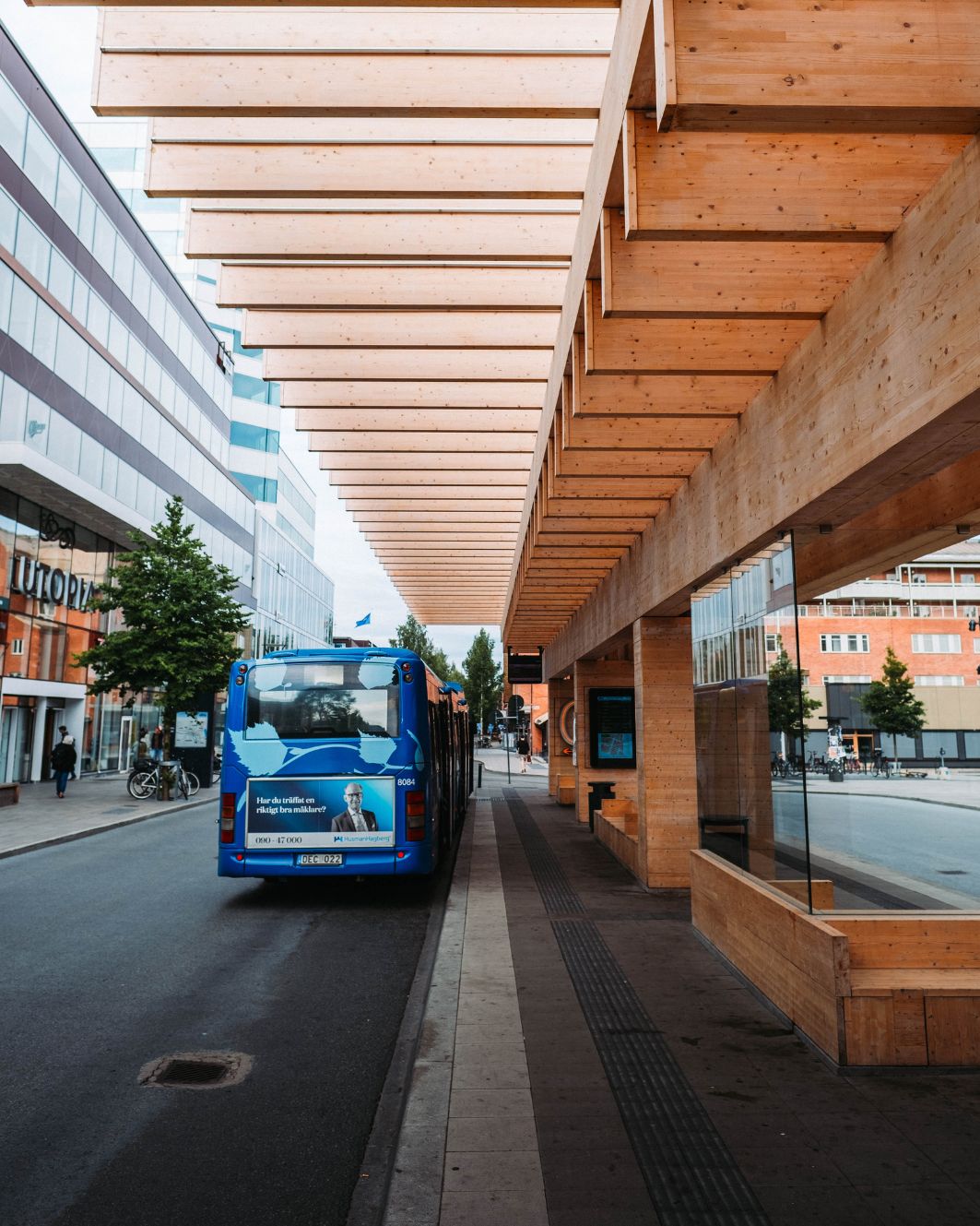 Lokalbuss. Vasaplan Umeå