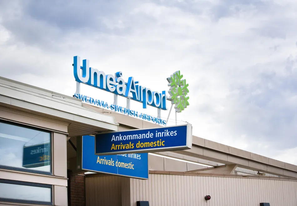 Flygplats. Umeå Airport