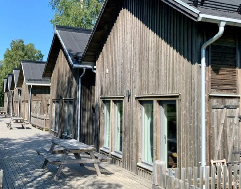 Skeppsviks herrgård. Sjöbodar